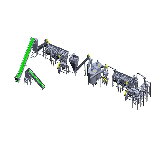 HDPE Milchflasche Recycling und Waschmaschine